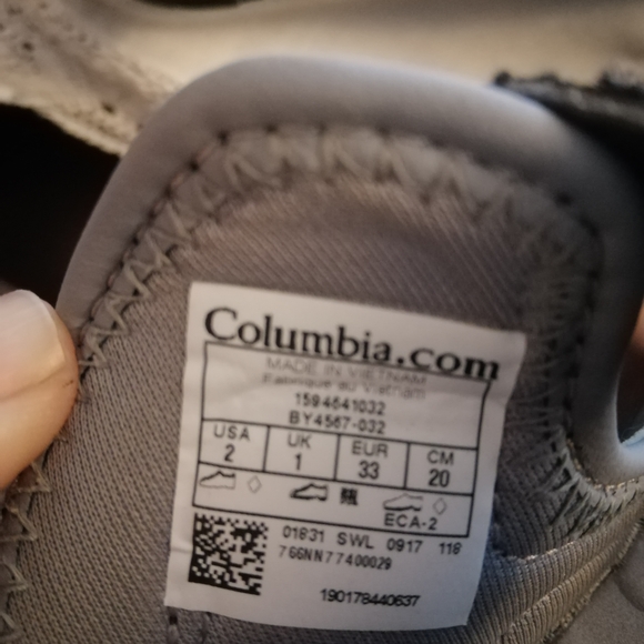 Columbia Kids' Gray Sandals - Picture 3 of 3